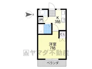 グランデージュFUJI A【1階】の間取り