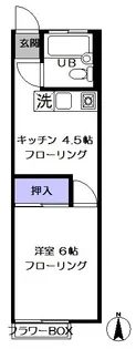 大橋コーポ【2階】の間取り