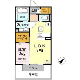 セジュールG【1階】の間取り