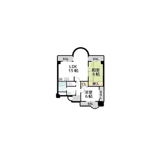 リヴィエール川西【9階】の間取り