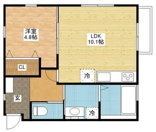(仮)Signpost出雲【2階】の間取り