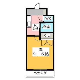 サンライズヒルズ【1階】の間取り