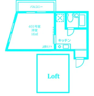ヒルズスタイル【4階】の間取り