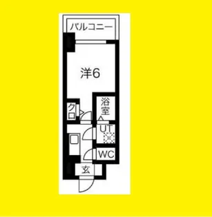 エスリードレジデンス梅田マークス【7階】の間取り