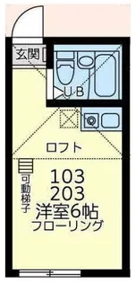 ユナイト初音ミックスナッツ【2階】の間取り