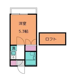 アリス深谷16号館B棟【2階】の間取り