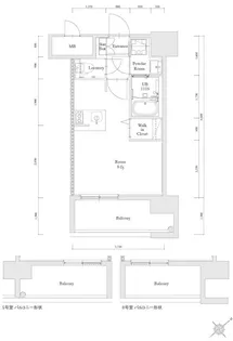 エンクレスト博多駅南FIT【10階】の間取り