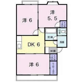 WEST1【1階】の間取り