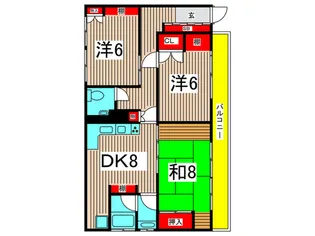 綾瀬ニューハイツ【1階】の間取り