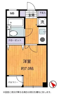 上原サウスガーデン【2階】の間取り