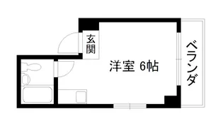 コーポエスポワール【2階】の間取り