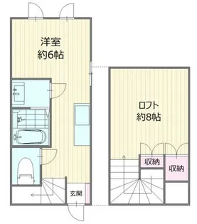 メゾンダルブル【3階】の間取り