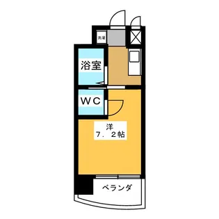 フィレンツェ名駅【8階】の間取り