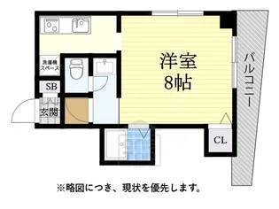 ルート中之島ビル【6階】の間取り