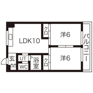 ハイクレスト光善寺【2階】の間取り
