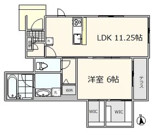 セレーノ荻窪【1階】の間取り