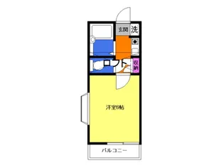 サンパレスA【2階】の間取り