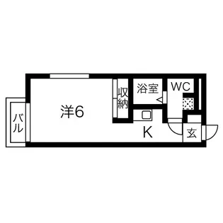 アドヴァンス永井【2階】の間取り