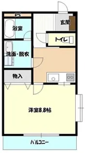 チューリップI【1階】の間取り