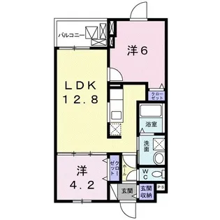 K’sコート奈良ウエスト【3階】の間取り