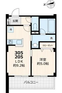 セル エット ルミエール【3階】の間取り