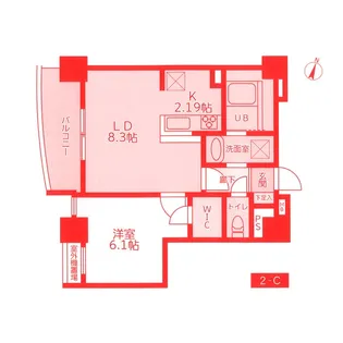 ケインズ湘南II【4階】の間取り