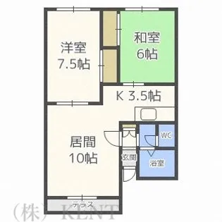 casa jurlique (カサジュリーク)【2階】の間取り