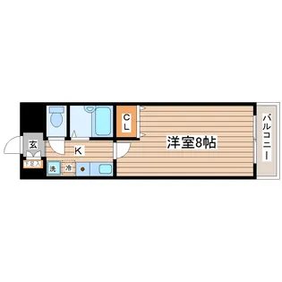 HIKOハイツ【2階】の間取り