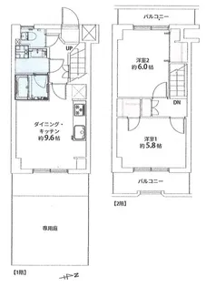 エスポアール茗荷谷【1階】の間取り