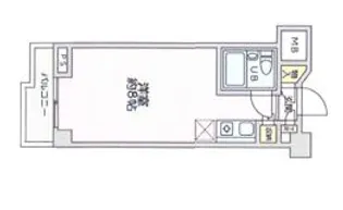 三越ゼームス坂マンション【2階】の間取り