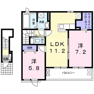 シトラスC【2階】の間取り