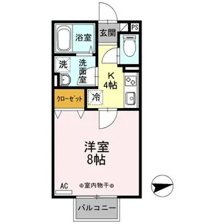 エルドラードB【2階】の間取り