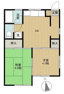 メゾン市川【1階】の間取り