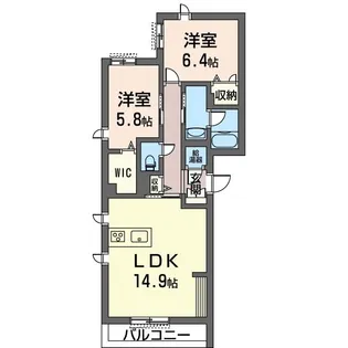 さくらテラス【2階】の間取り
