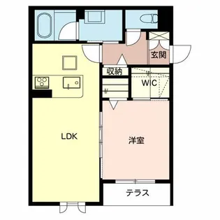 シャーメゾン びいな【1階】の間取り