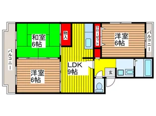 菱田マンション【2階】の間取り