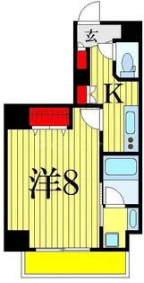 GROWS堀切菖蒲園AZ【8階】の間取り