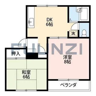 ピアイースト【2階】の間取り