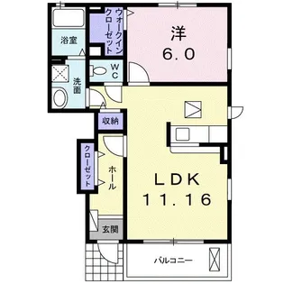 パラッツオ【1階】の間取り
