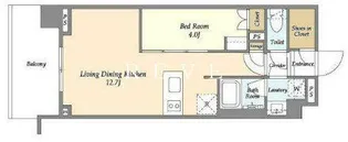 エル・セレーノ品川西大井【3階】の間取り