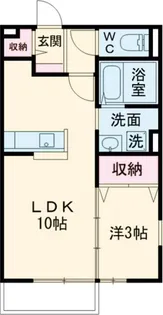 サンパレスG【1階】の間取り