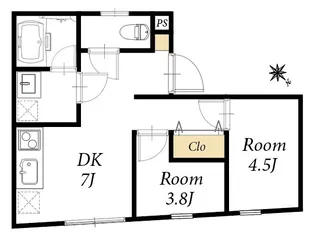 アドテラスイケブクロの間取り