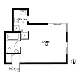 BLOCKS COURT【3階】の間取り