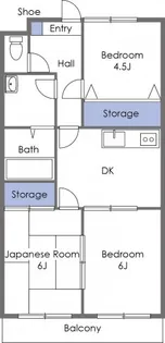 ネオメゾンフジ【2階】の間取り