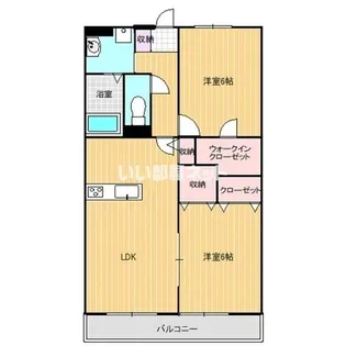 アヴァンツアーレ【2階】の間取り