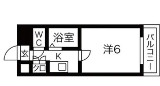 オズレジデンス関目【7階】の間取り