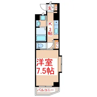 サンパティーク谷山中央【2階】の間取り