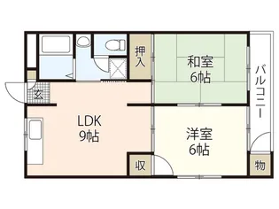 小川マンション【2階】の間取り