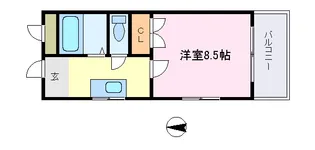 フレンズA棟・B棟【1階】の間取り