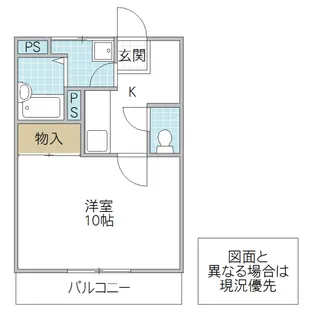 グランパルAZ I【1階】の間取り